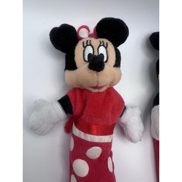 Disney Store Plushies On A Stick Bookmarks Mickey/Minnie Mouse Storytime Vintage - Picture 2 of 5